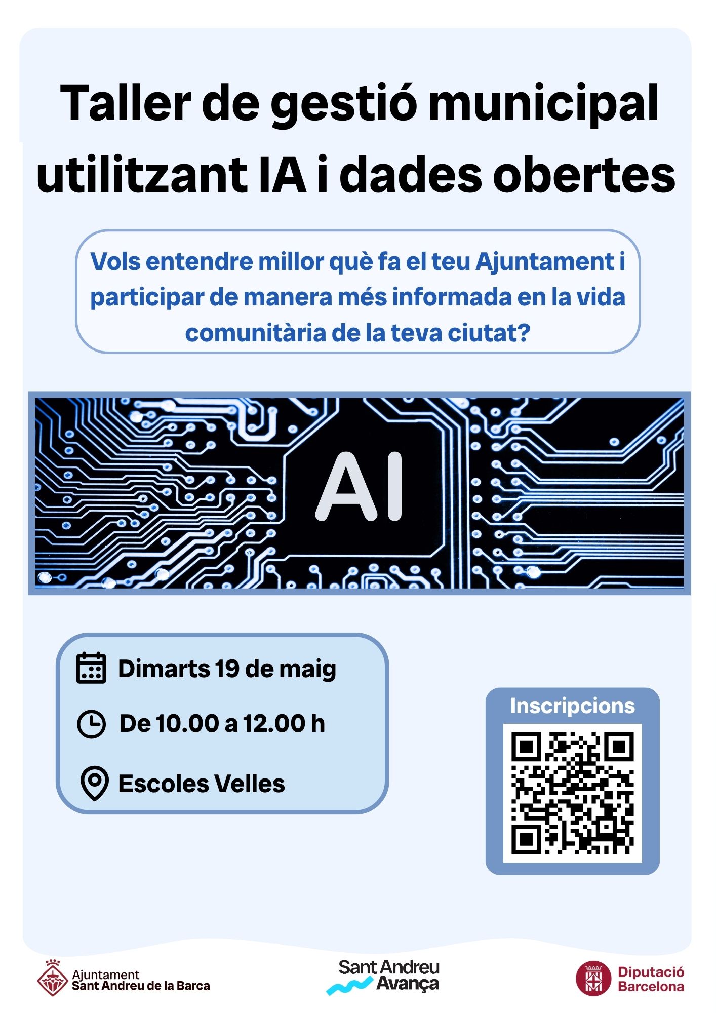 Taller de gestió municipal utilitzant IA i dades obertes